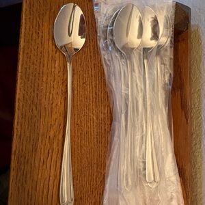 Ice tea Spoons Supreme By Towle Copley Stainless steel Set of 12